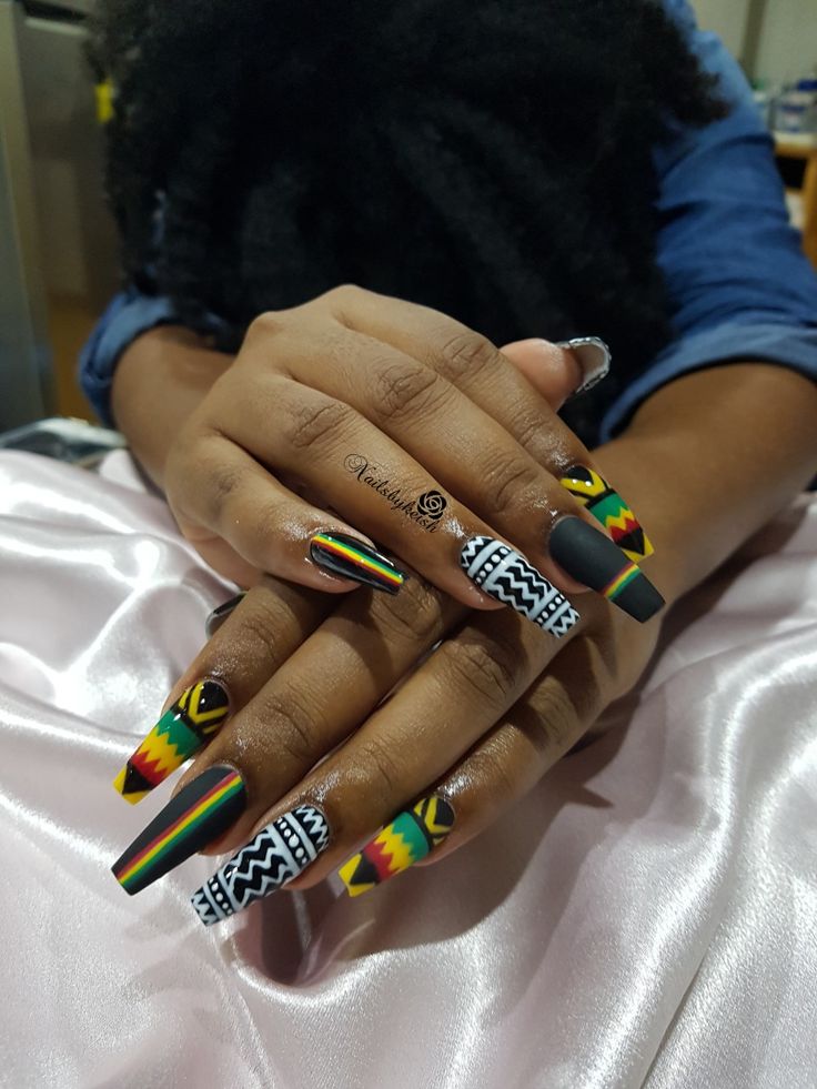 African nail art designs 