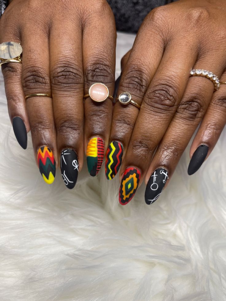 African nail art designs 